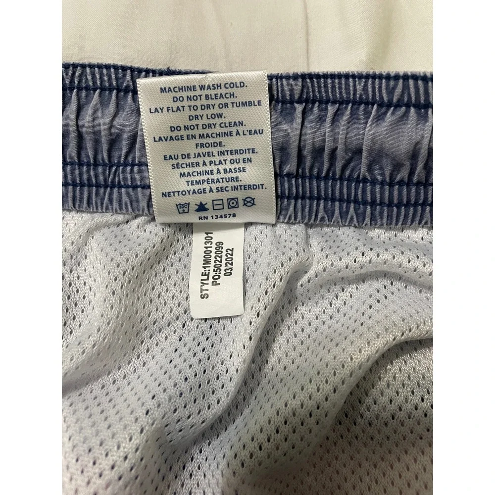 Vineyard Vines Swim Trunks Men Small Pink Blue Colorblock 1M001301 Chappy Shorts